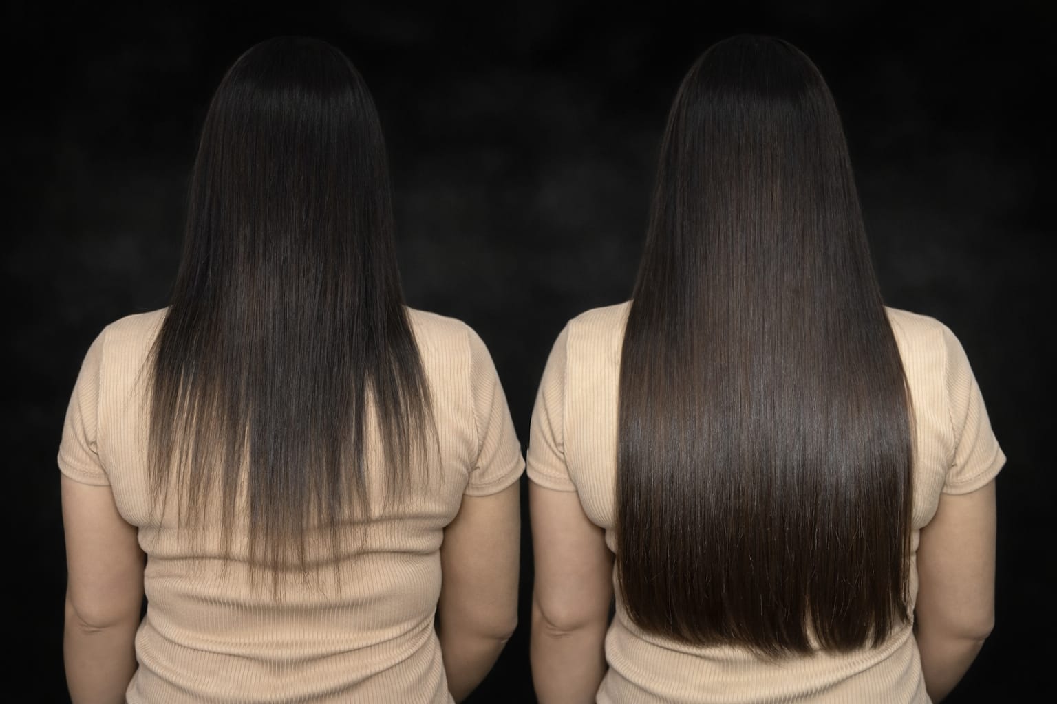 Transformação mega hair Joice Pazeto